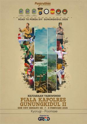 Kejuaraan KAPOLRES GUNUNG KIDUL TAEKWONDO CHAMPIONSHIP II TH.2025 Pengkab TI GK - GRIND ti-umby.com
